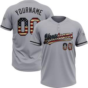 OEM 100 poliéster personalizado mundo clásico Cuba hombres sublimación liso béisbol Jersey OEM personalizado fabricante barato en blanco moda - Product Image 6