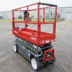 2025 Jack SJ3220 élévateur à ciseaux électrique 20 'portée 900 lb capacité 24 volts pneus à coussin lisse tout neuf entrepôt de stock - Product Image 1