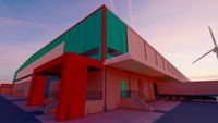 Centro Logístico, Almacén, Centro de Distribución, Cinta Transportadora, Muelle de Carga, Almacenamiento de Cadena de Frío, Edificio de Estructura de Acero