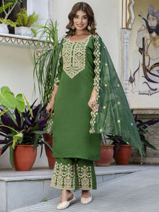 ผู้ส่งออกเสื้อคุर्ติจากอินเดีย พร้อมงานปักเรียบง่ายแต่สง่างามสำหรับผู้หญิง มีจำหน่ายในราคาโรงงานโดยตรง - Product Image 2