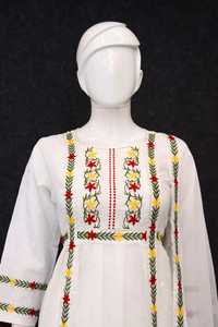 Ethnic <b>Clothing</b> & <b>Accessories</b> Fancy Thread Work Jorjet Kurti for Women Daily Life Stylish Kurti Available for Sale From India - Product Image 5