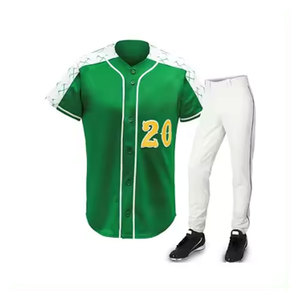 Uniforme de baseball fabriqué professionnel Durable Anti-rides Sublimation 100% Poly uniforme de baseball pour hommes en gros - Product Image 4