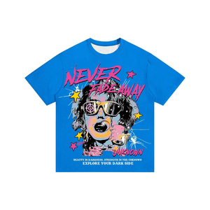 Último diseño de alta calidad para hombres, camisetas de Venta caliente, nueva llegada, camiseta informal 100% de algodón de manga corta transpirable impresa - Product Image 1