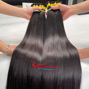 Extension de cheveux vietnamienne en vrac de couleur noire naturelle pour femmes noires prête à expédier des longueurs complètes de 6 à 32 pouces - Product Image 5