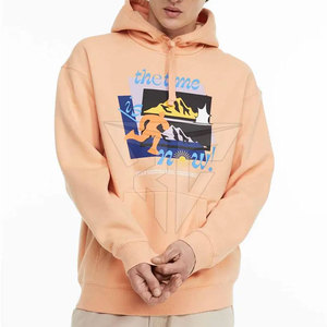 Sudadera con capucha larga informal sólida de invierno de moda superior 100% algodón poliéster OEM DTG estampado de alta calidad con bolsillo 6XL liso teñido - Product Image 2