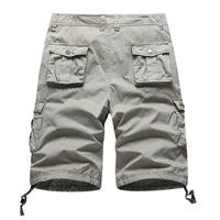 Six poches qualité chaude été 100% coton demi-pantalon court pour hommes conception personnalisée hommes Cargo Shorts bas prix en noir