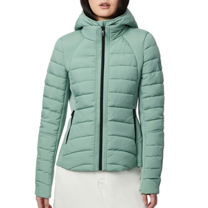 Alta calidad al por mayor logotipo personalizado prendas de vestir exteriores chaquetas de lona de invierno con aislamiento burbuja Puffer con capucha Abrigo acolchado para hombres y mujeres - Product Image 2