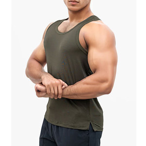 Camiseta sin Mangas de Algodón Personalizada para Hombre, Transpirable, de Secado Rápido, a Precio Razonable, para Gimnasio y Fitness - Product Image 4