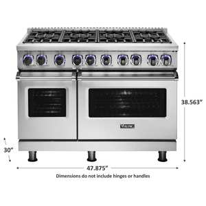 Nueva suministro de fábrica: Hornos Viking de acero inoxidable de doble quemador con 6 quemadores, actualmente disponibles para la compra. - Product Image 1