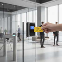 Porte-clés NFC programmable personnalisé, étanche, 13,56 MHz, en époxy, avec code QR