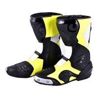 Bottes de moto en cuir sur mesure, coupe-vent, pour le sport, courtes, imperméables, respirantes, service OEM