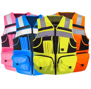 Gilet de sécurité réfléchissant de la meilleure qualité, gilet de vêtements de sécurité réfléchissant avec logo personnalisé, gilet de sécurité en maille haute visibilité à bas prix - Product Image 1