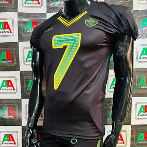 Maillot de football américain fan jersey parent sublimation attirail sergé broderie grande taille personnalisé usine pakistan vraies photos - Product Image 1