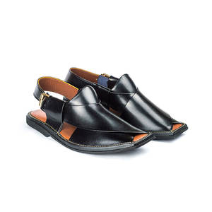 Chappal Peshawari Chappal หนัง PU แท้สำหรับงานกลางแจ้งทำจากหนังแท้คุณภาพดีที่สุด - Product Image 1