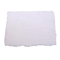 Deckle Edge coton papier fait main blanc bricolage Art carte d'invitation de mariage faisant 100% coton papier artisanal non coupé avec bords de Burt