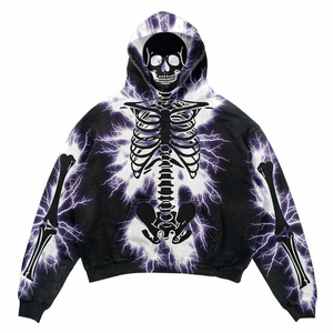 Nouveau sweat à capuche sérigraphique Logo personnalisé meilleure qualité sweat à capuche lavé à l'acide pour hommes bases coton mélangé confortable séchage rapide - Product Image 5