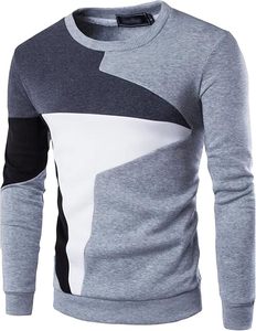 Sudadera con capucha y panel de moda para hombre, ropa deportiva informal transpirable impermeable con estampado Digital de otoño - Product Image 2