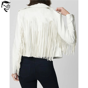 Nuevo diseño Vintage señoras chaqueta de cuero de gamuza algodón relleno raya OEM servicio a prueba de viento transpirable alta calidad al por mayor - Product Image 6