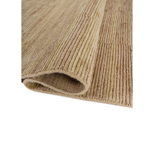 Alfombra de Lana Tejida a Mano Contour Gold, Grande, con Rayas y Patrón Oriental, Estilo Boho, para Dormitorio, Sala de Estar, para Adolescentes-HWL-445 - Product Image 2