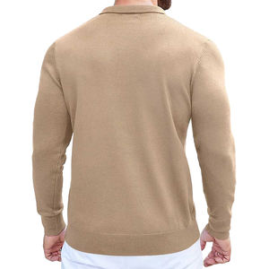 Polos de hombre de alta calidad de talla grande 100% de algodón Polo de hombre personalizado Piqué polos con logotipo bordado - Product Image 3