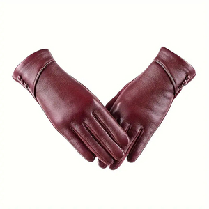 Venta al por mayor de guantes de seguridad de trabajo de cuero transpirable duradero - Product Image 6