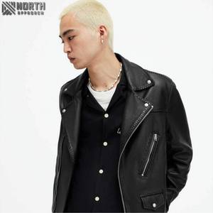 Style décontracté de haute qualité Veste en cuir camouflage élégante pour hommes Respirant Meilleur design Coupe-vent Logo avant - Product Image 1