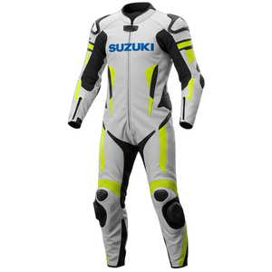 Mono de Motociclismo Ruzukik GXR para Hombre, de Cuero Vacuno/Canguro, Traje de Carreras de Cuero para Motocicleta, Certificado CE - Product Image 1