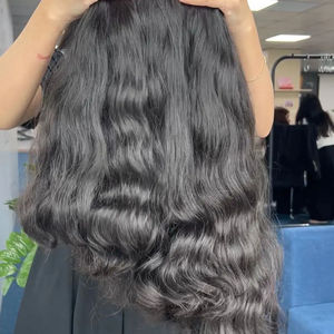 คลื่นผมกัมพูชา ขายส่งผมบริสุทธิ์ที่ยังไม่ได้, หนังกําพร้าผมมนุษย์ 100% จัดชิดกัน - Product Image 1