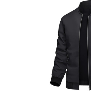 Venta al por mayor mejor diseño hombres y mujeres chaquetas de bombardero ligeras Color sólido largo transpirable para la temporada de invierno servicio OEM - Product Image 4