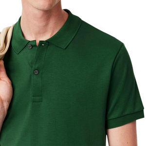 Polos de manga corta para hombre, camiseta informal con estilo de colores sólidos, ajuste en seco, transpirable, con botones y cuello, camiseta polo diseñada en Nurak - Product Image 5