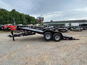 Nouvelle remorque agricole de 20 pieds, 15 000 lb, entièrement hydraulique, à basculement, pour le transport d'équipements lourds, avec vérins doubles et plateau en acier haute résistance - Product Image 2