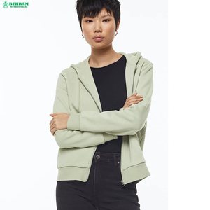 Sudaderas con capucha y cremallera a la moda para mujer, a prueba de viento, cálidas, informales, de manga larga, de forro polar, para correr al aire libre, ropa deportiva. - Product Image 4