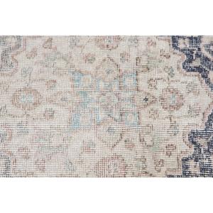 Tapis turc vintage 6,9x10,5 pi (211x320 cm), tapis persan rose - Product Image 5