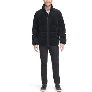 Veste matelassée d'hiver décontractée de qualité supérieure pour hommes avec impression de logo personnalisé prix d'usine - Product Image 5
