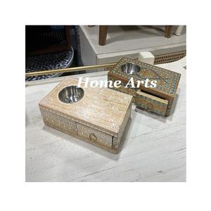 Attractive Design Wood Oud Bakhoor Burner Set With Box Customized Size And Shape Incense Burner <b>For</b> Hot <b>Sale</b> - Product Image 6