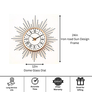 Exportateur indien d'horloges murales en fer pour les maisons modernes, les bureaux et la décoration intérieure contemporaine, disponible en grande quantité - Product Image 4