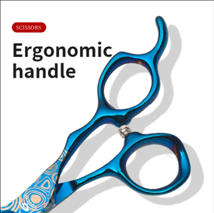 Ciseaux de coupe de cheveux professionnels de 6.0 pouces Ciseaux de coiffure de conception damas de haute qualité Ciseaux de cheveux de sécurité pour la beauté - Product Image 4