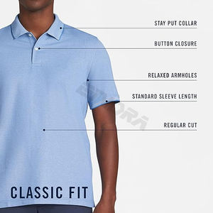 Polo d'été grande taille pour hommes T-shirt en jersey de coton respirant avec impression de logo personnalisé Vente en gros Mode de villégiature - Product Image 5