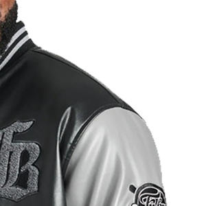 Chaquetas Varsity de Borrego Antibacterianas para Hombre y Mujer, de Alta Calidad, en Todos los Tamaños y Colores, Estilo Nuevo con Cuello Alto - Product Image 4