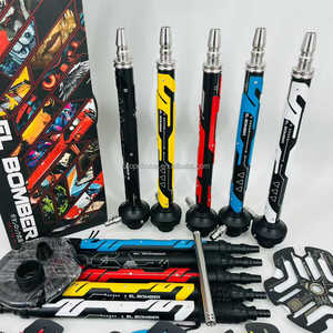 Cachimbas de Acero Inoxidable en Oferta, Estilo Ruso y Japonés, Juego de Regalo en Caja, El Bomber <span class=keywords><strong>SANSARA</strong></span> CYBER WHITE, Cachimba, Narguile, Chicha - Product Image 5