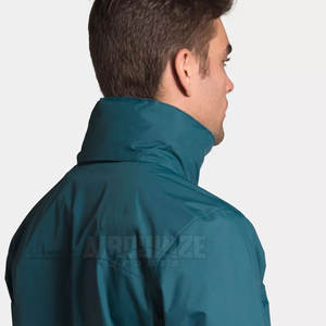 Chaqueta de lluvia impermeable de estilo informal único para hombre con cuello con capucha para uso en invierno - Product Image 5
