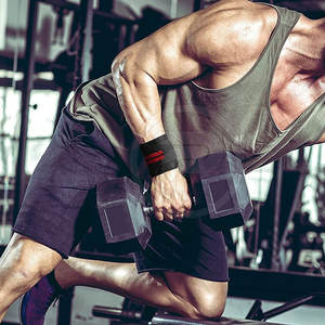 Poignets en néoprène de haute qualité fabriqués par des professionnels pour la musculation haltérophilie-Produit de sécurité de remise en forme en ligne en vente - Product Image 6