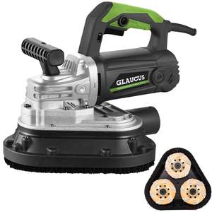 Meuleuse électrique à trois axes de 4 pouces pour le ponçage des surfaces en béton, des murs et des plafonds - Product Image 4