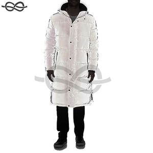 Chaqueta Parka Extra larga con capucha de tela ártica, abrigo de invierno impermeable para hombres y mujeres, aislado para frío extremo con estilo - Product Image 6