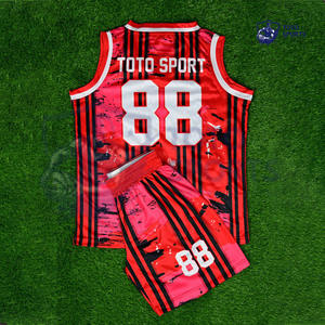 Nueva Llegada, Mejor Proveedor, Uniforme de Baloncesto Deportivo Transpirable de Poliéster, Cómodo, Ligero, Precio Razonable y Duradero - Product Image 3