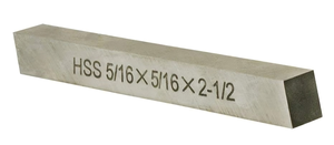 5 pièces 5/16 "X 5/16" X 2-1/2 "HSS carré outil peu tour mouche Cutter moulin blanc - Product Image 2