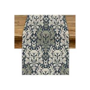 Corredores de mesa de boda de material de algodón 100% bordados a granel con logotipo privado personalizado - Product Image 5