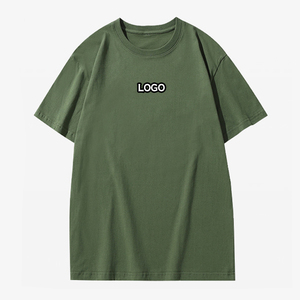 เสื้อยืดคอกลมผ้าคอตตอนถักทางการสำหรับผู้ชายปรับแต่งได้ตาม100% - Product Image 2