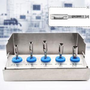 Kit Profesional de Perforación de Tejido para Implantes Dentales Eléctricos, Juego de Brocas Quirúrgicas de Acero Inoxidable, Instrumentos de Cirugía Oral e Implanteología - Product Image 1