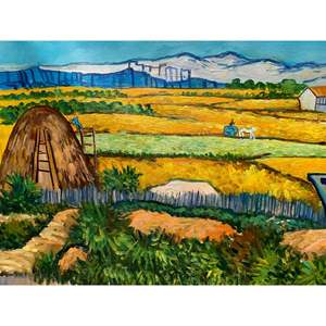 27.5x71 pollici pittura a olio fatta a mano arte 100% dipinto a mano campo paesaggio classico 3D Texture per la decorazione del soggiorno - Product Image 2